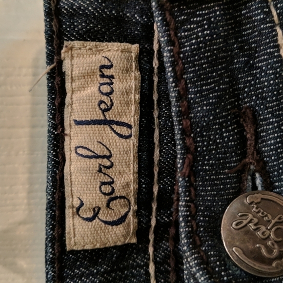 Earl Jeans Women's Dark Wash Straight Leg Jeans Size 10 - Picture 4 of 10